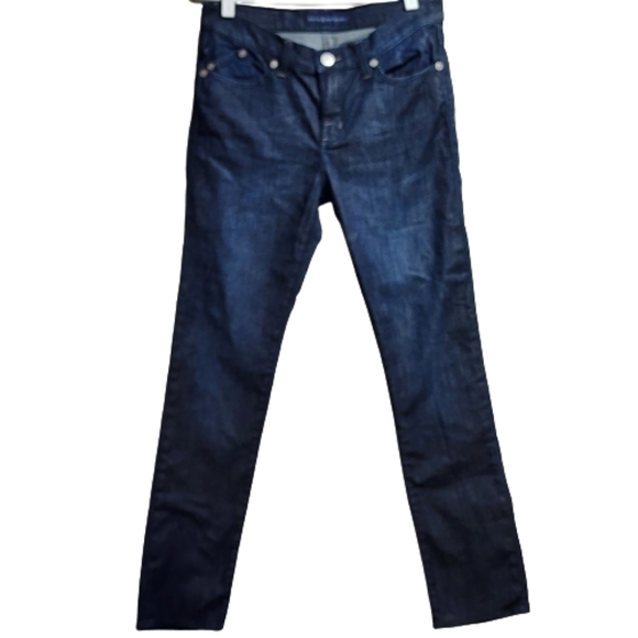 Rock & republic straight legs denim jeans color dark blue size - Picture 1 of 7